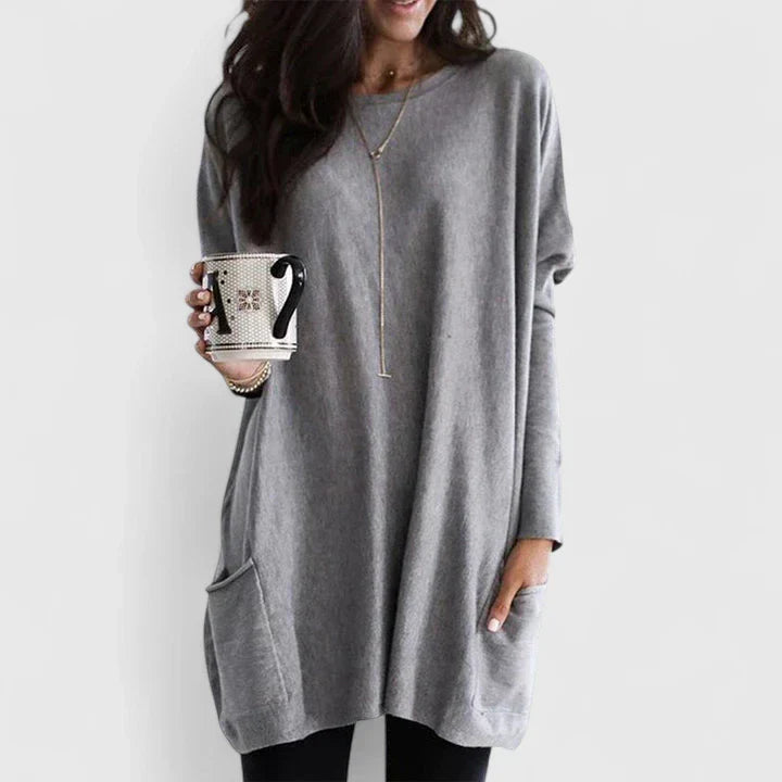 Amaryzeth | Women's Comfortable Relaxed-Fit Tunic with Pockets
