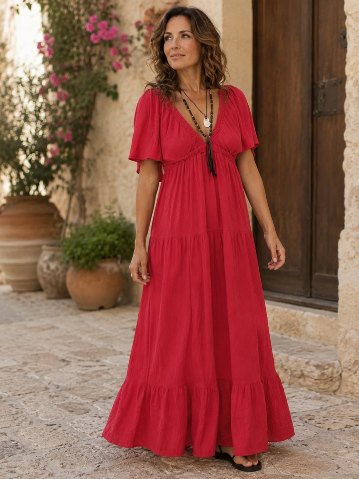 Elodie™ | Flowy Bohemian Maxi Dress