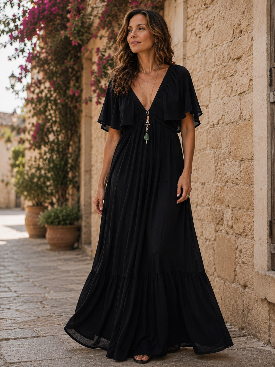 Elodie™ | Flowy Bohemian Maxi Dress