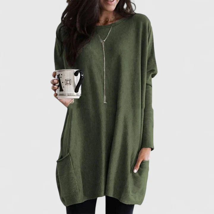 Amaryzeth | Women's Comfortable Relaxed-Fit Tunic with Pockets