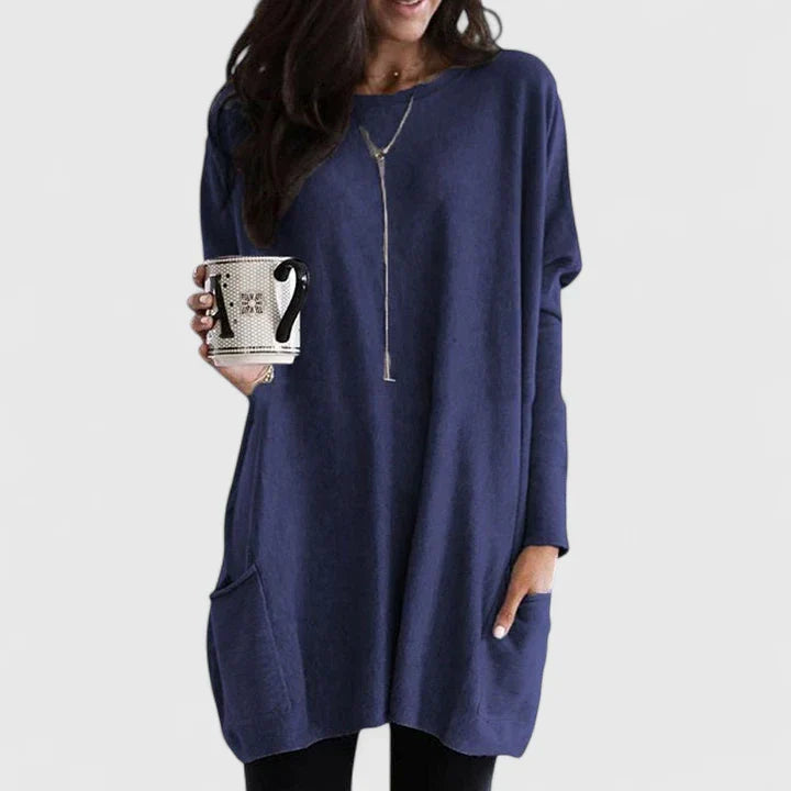 Amaryzeth | Women's Comfortable Relaxed-Fit Tunic with Pockets