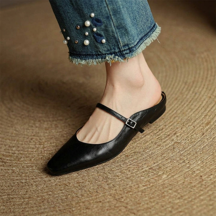 Ronda Orthopedic Leather Mules