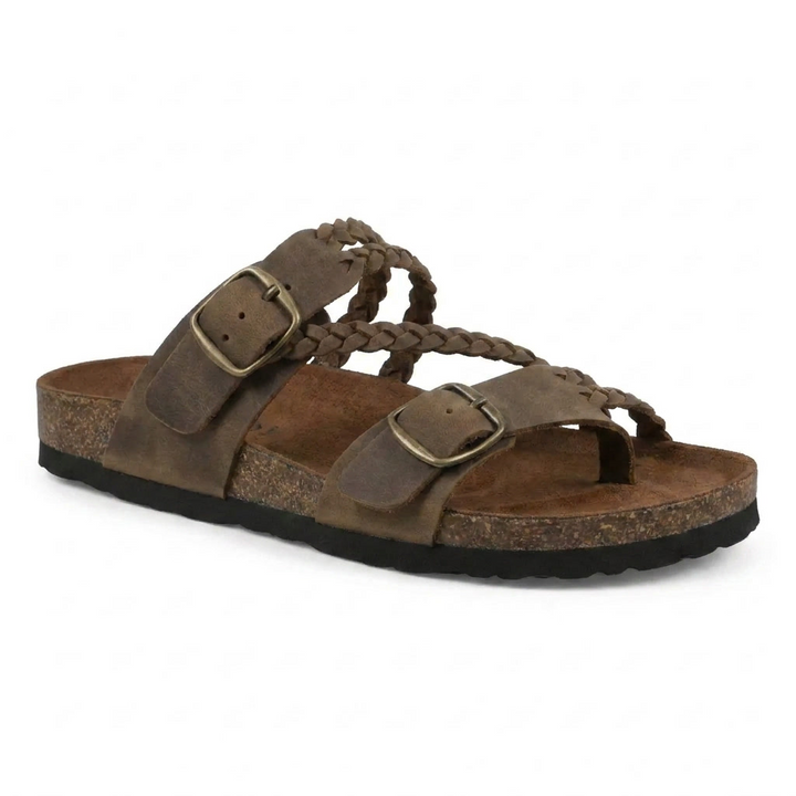 Hayleigh Braided Cork Sandals – Your Feet Falled. They Want These.