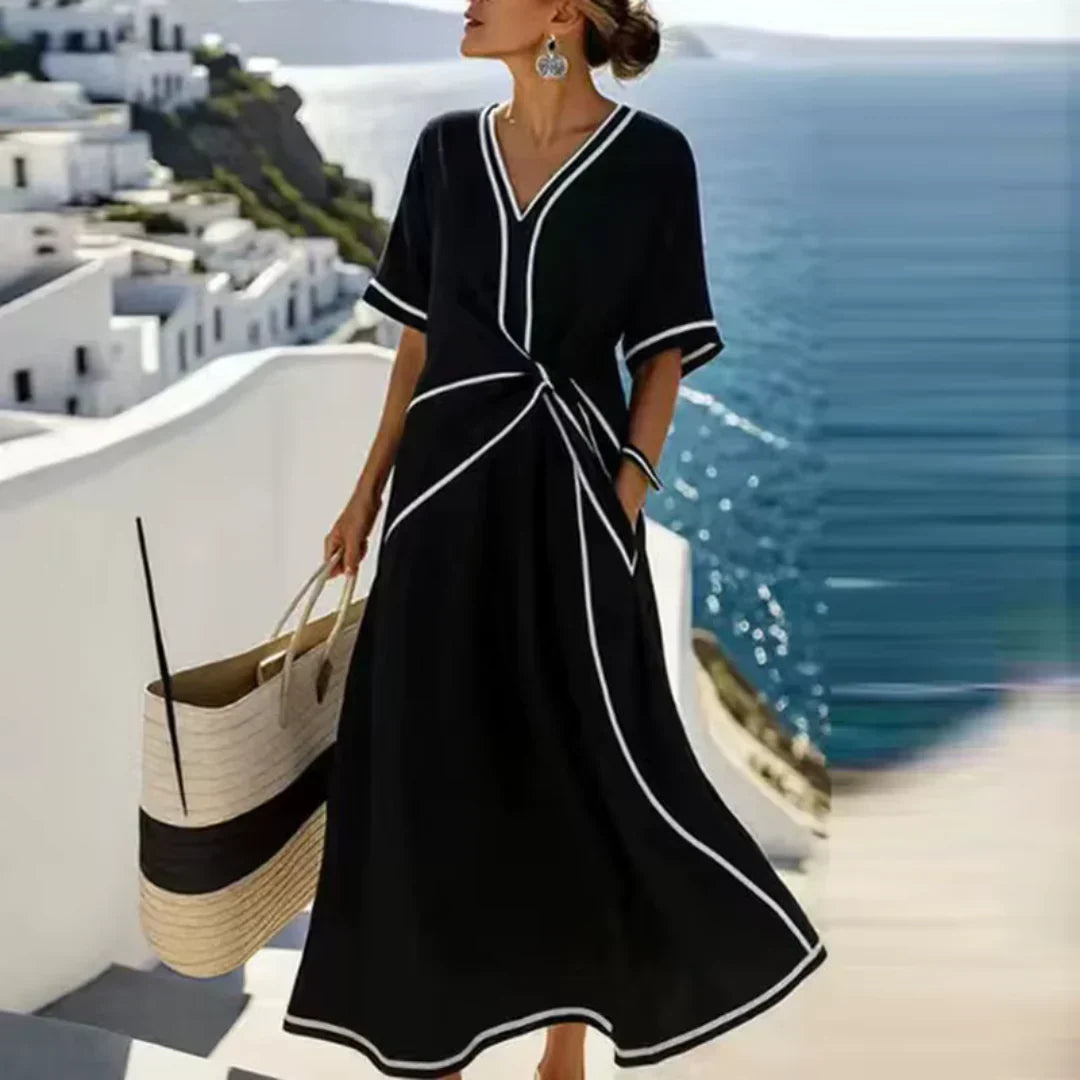 Athena™ - Elegant Flattering Summer Maxi Dress