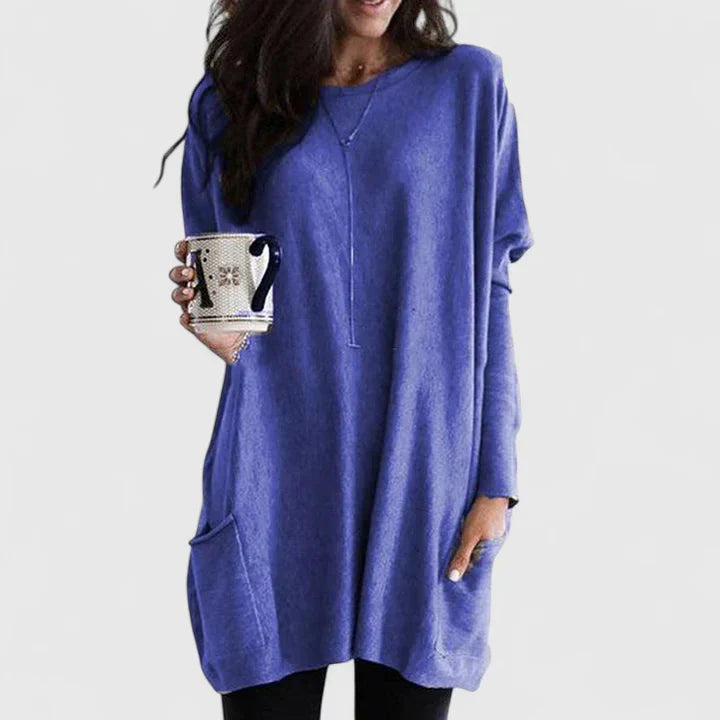 Amaryzeth | Women's Comfortable Relaxed-Fit Tunic with Pockets