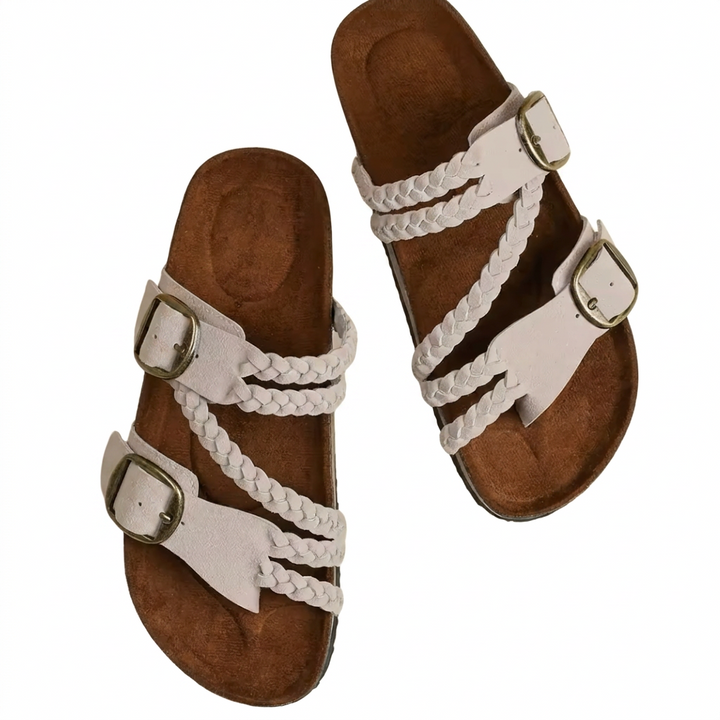 Hayleigh Braided Cork Sandals – Your Feet Falled. They Want These.