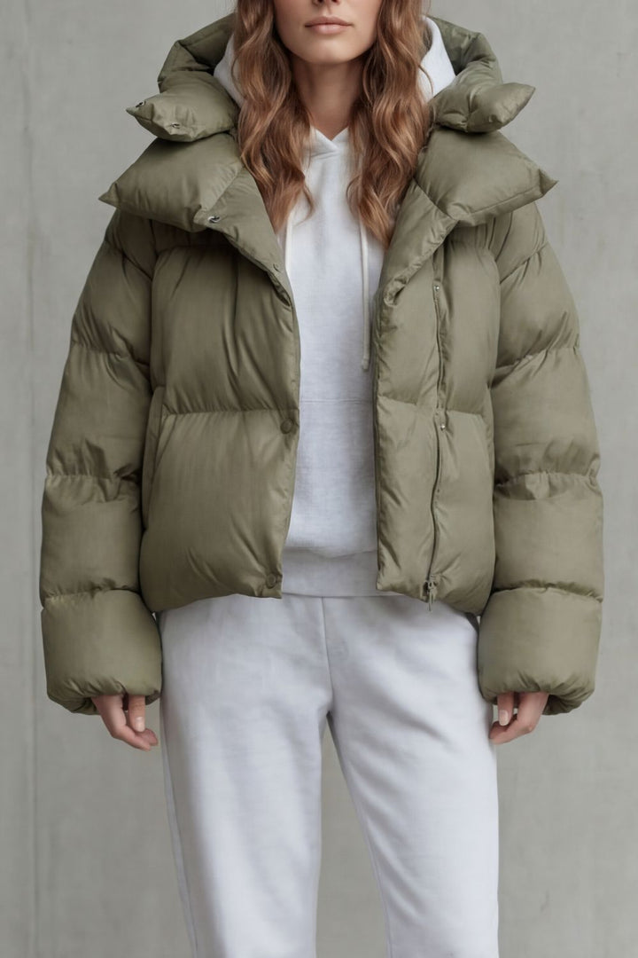 Elvéra | Women's Cloud Padded Cropped Puffer Jacket