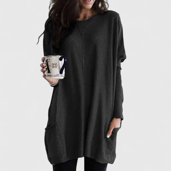 Amaryzeth | Women's Comfortable Relaxed-Fit Tunic with Pockets
