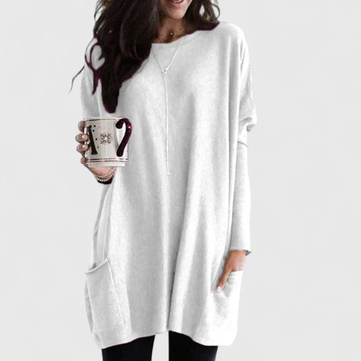 Amaryzeth | Women's Comfortable Relaxed-Fit Tunic with Pockets