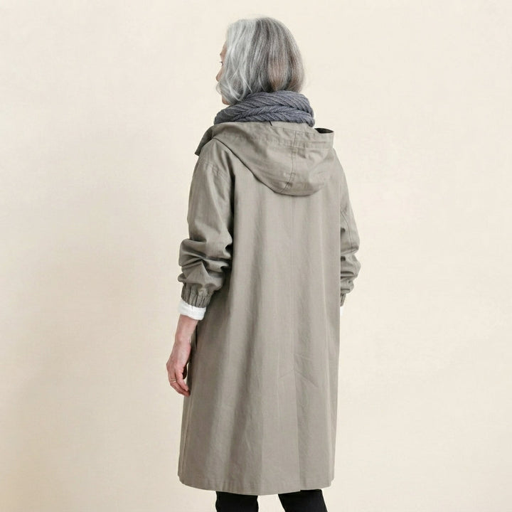 Angelika Trench Coat Oversized Hooded
