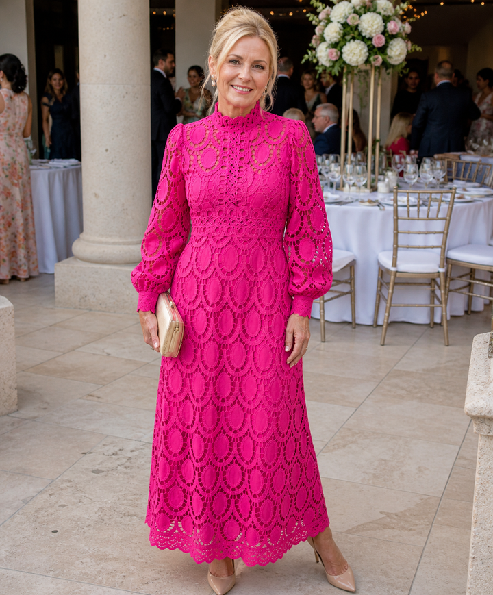 Eloah - Elegant Lace Midi Dress