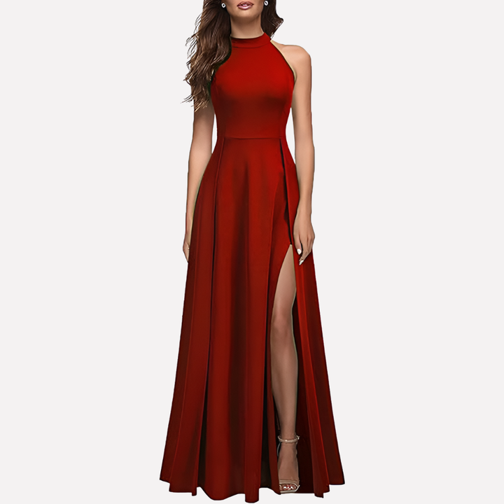 Blake | Women's Formal Evening Maxi Dress With Side Slit