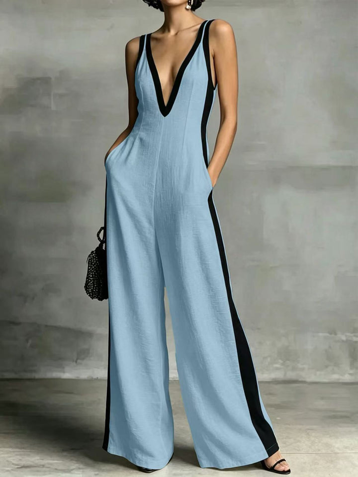 Luna |  Side Stripe Jumpsuit