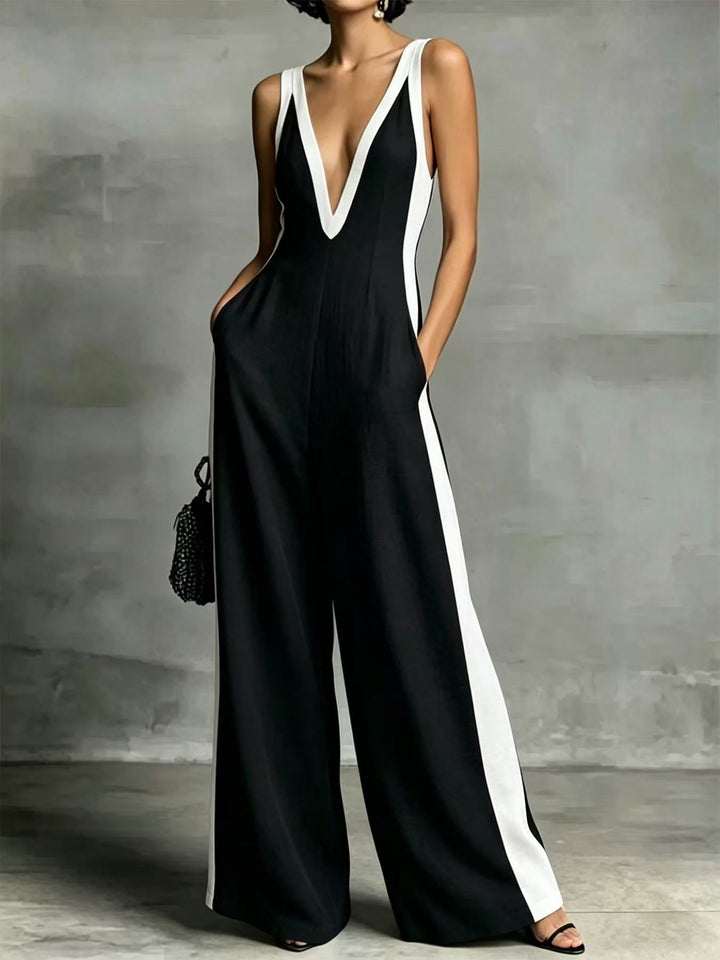 Luna |  Side Stripe Jumpsuit