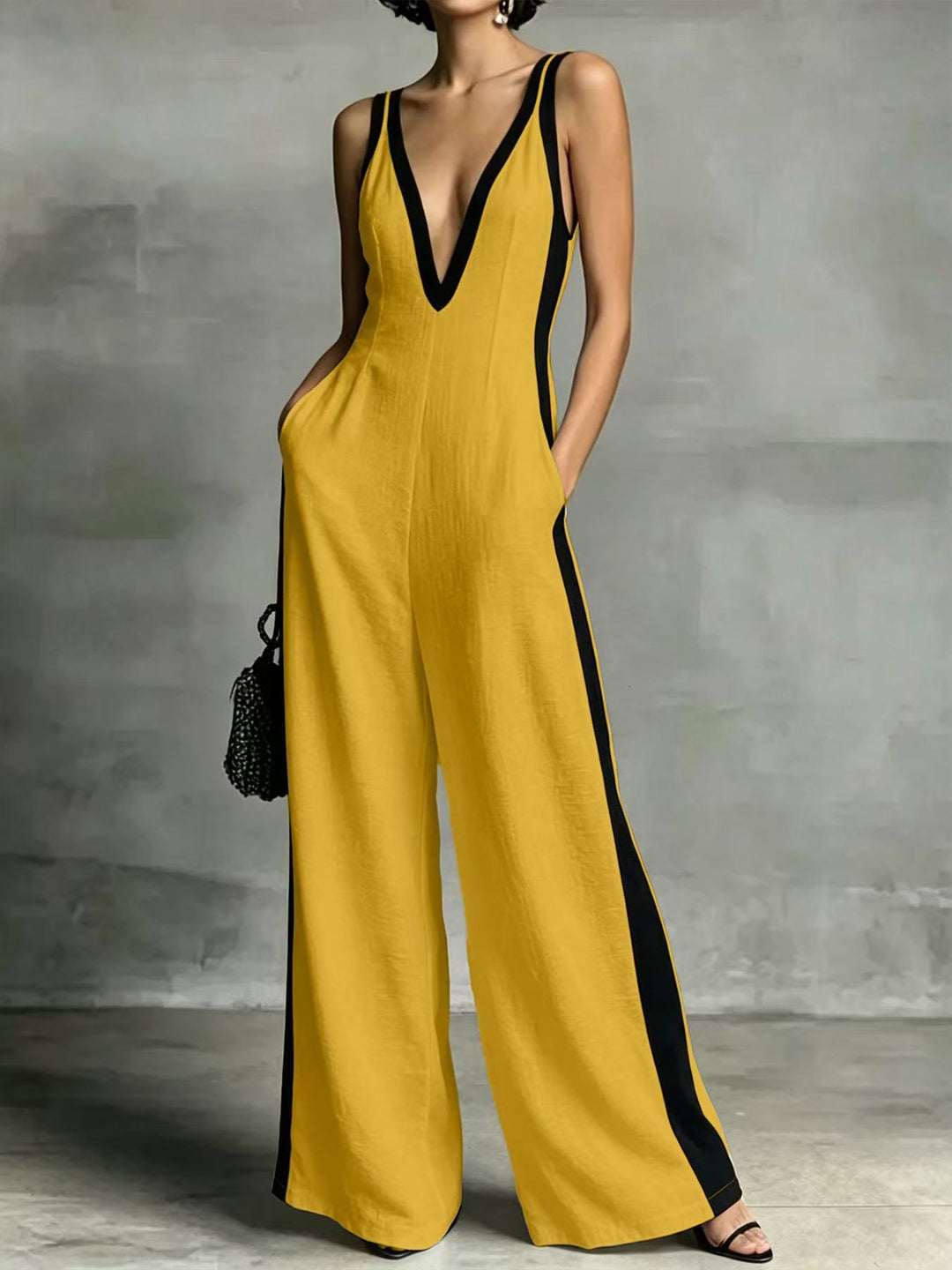 Luna |  Side Stripe Jumpsuit