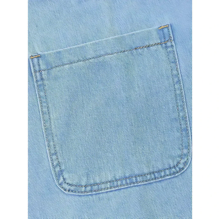 Emma Relaxed Denim-Look Dress