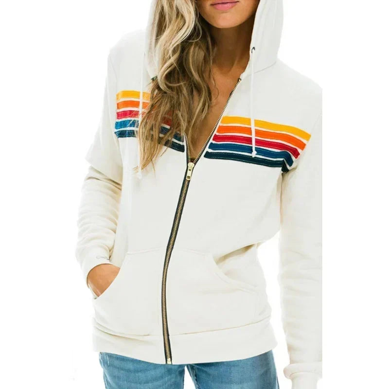 ASTRID – VINTAGE RAINBOW HOODIE