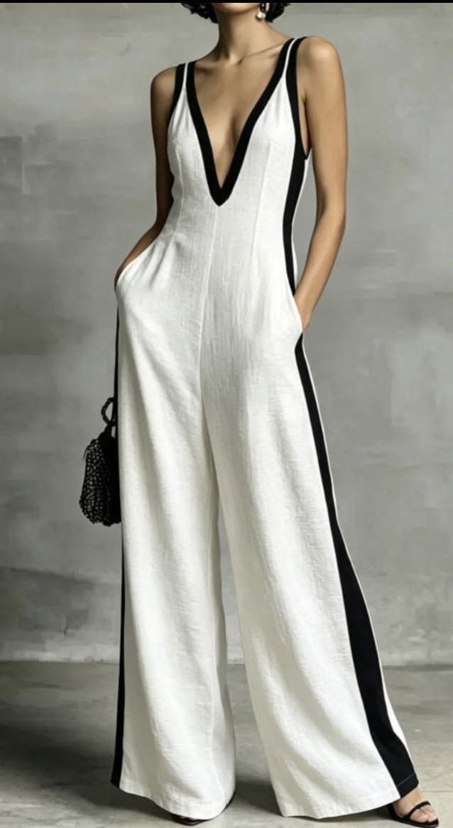 Luna |  Side Stripe Jumpsuit