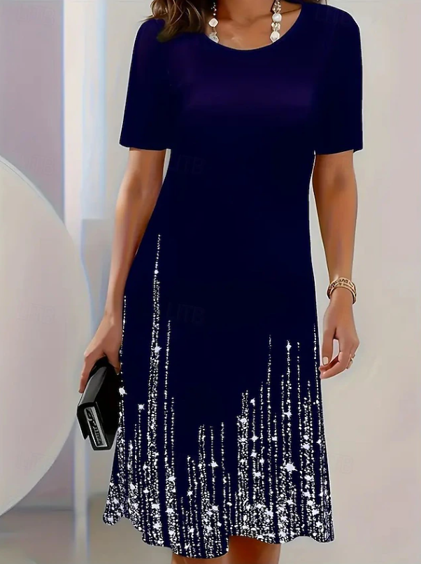 Selene | Elegant Evening Midi Dress