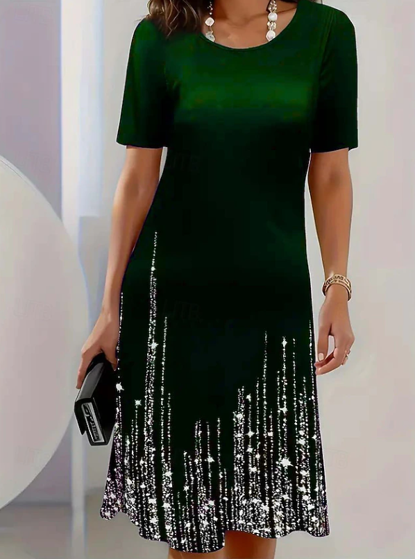 Selene | Elegant Evening Midi Dress