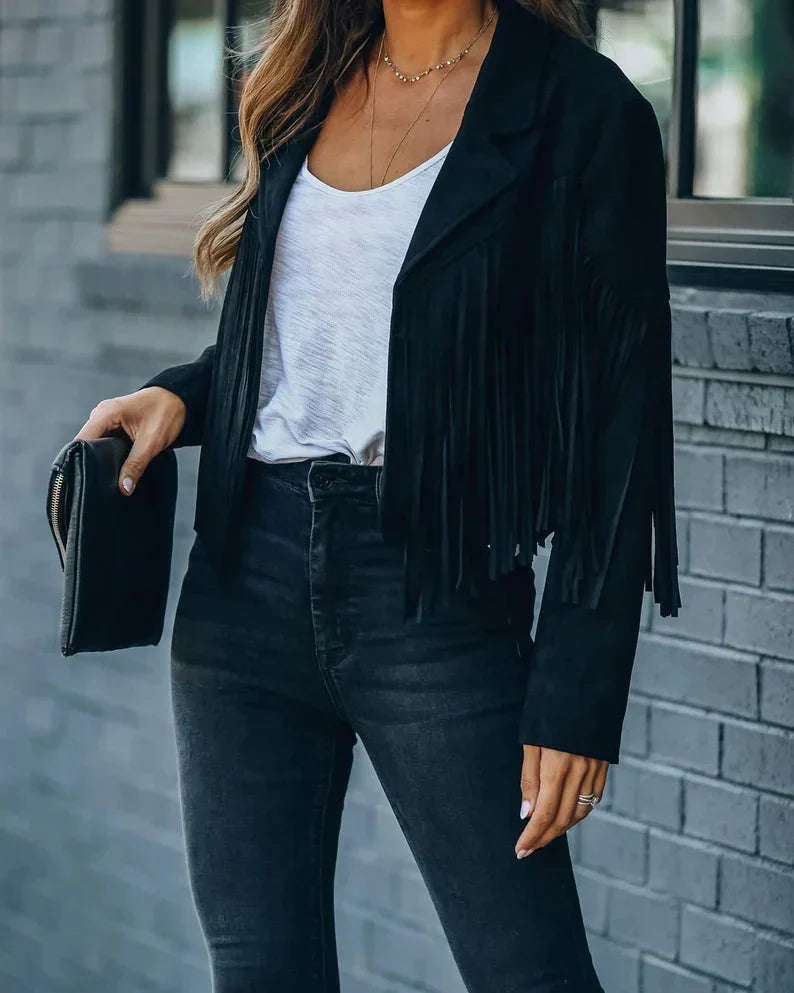 Women's Fringe Jacket | Statement Style