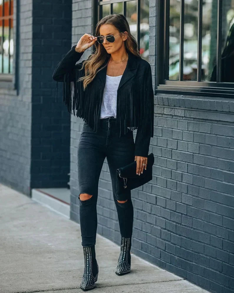 Women's Fringe Jacket | Statement Style