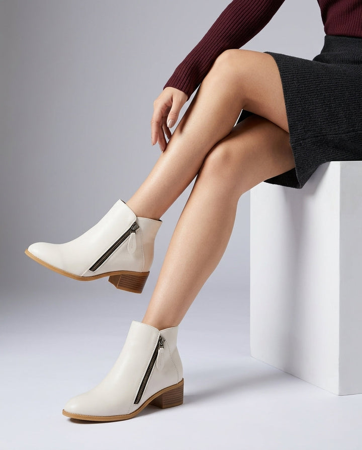 Adeline Women's Block Heel Ankle Boots