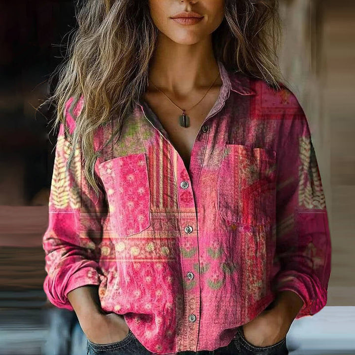 Women's Bohemian Vintage Blouse | Free-Spirited Style with a Timeless Soul