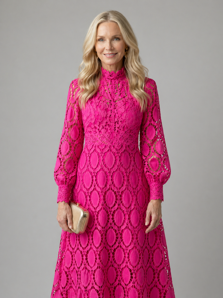 Eloah - Elegant Lace Midi Dress