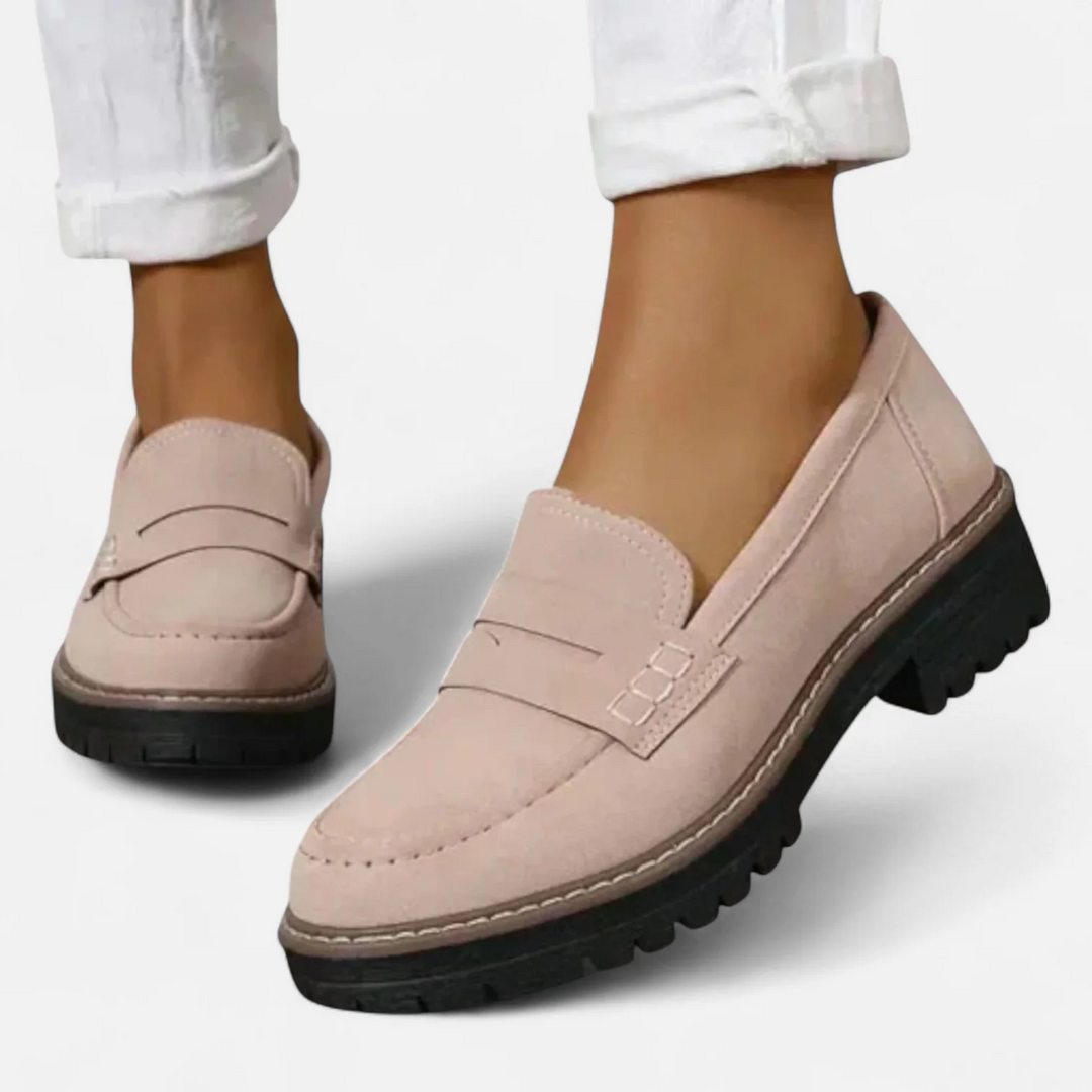 Dearbhla | Orthopedic Penny Loafers with Lug Sole