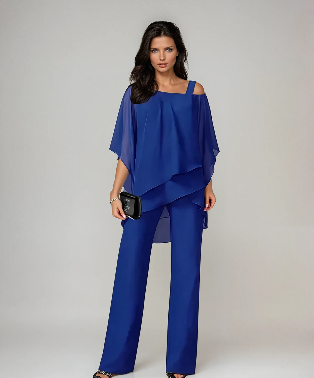 Cynthia | Elegant Layered Two Piece Dressy Summer Set
