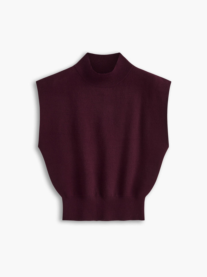 Michelle | Women's Mock Neck Short Sleeve Casual Top