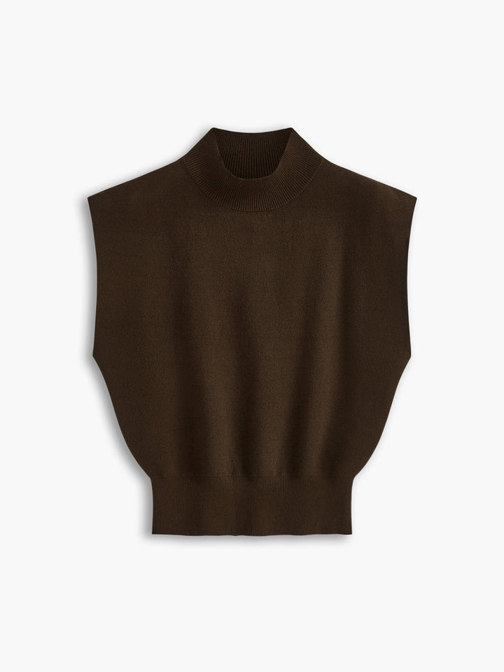 Michelle | Women's Mock Neck Short Sleeve Casual Top