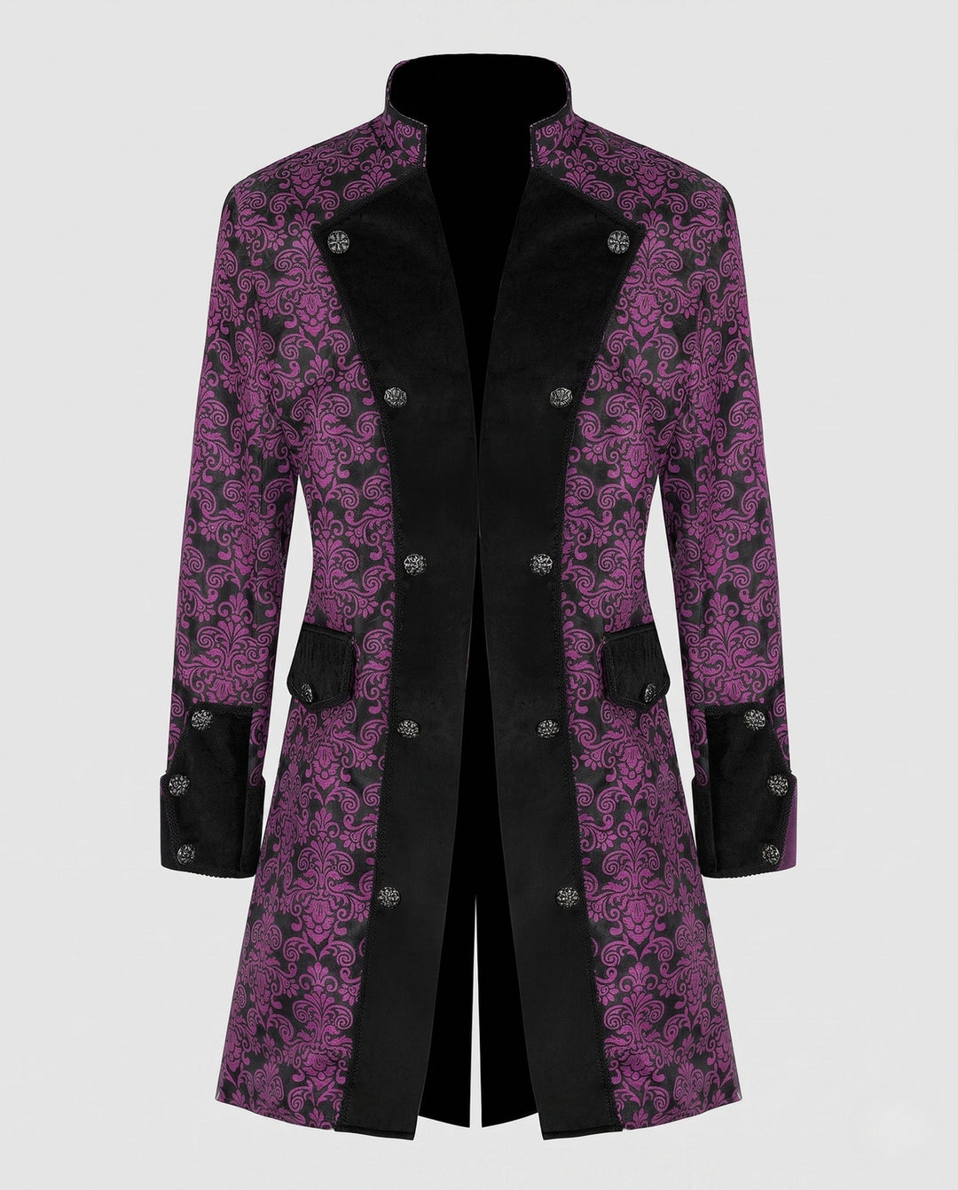 Nora-Meredith | Women's Embellished Stand-Collar Coat