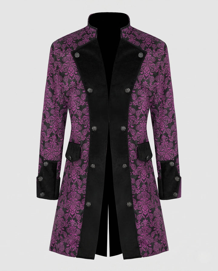 Nora-Meredith | Women's Embellished Stand-Collar Coat