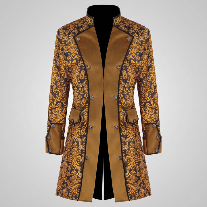 Nora-Meredith | Women's Embellished Stand-Collar Coat