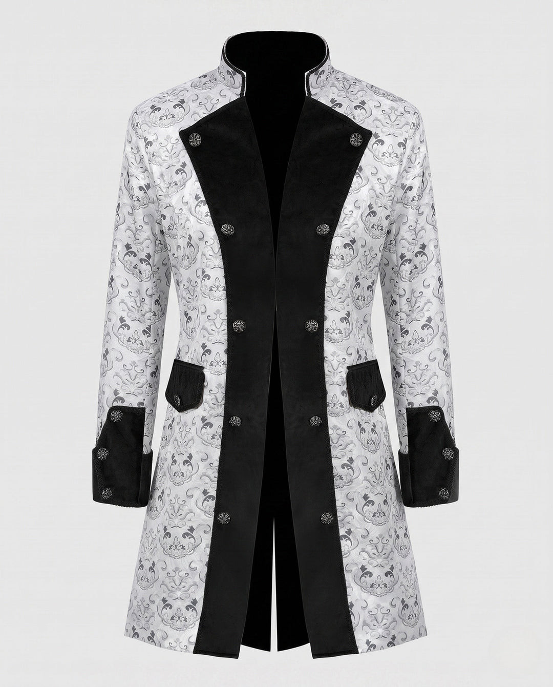 Nora-Meredith | Women's Embellished Stand-Collar Coat