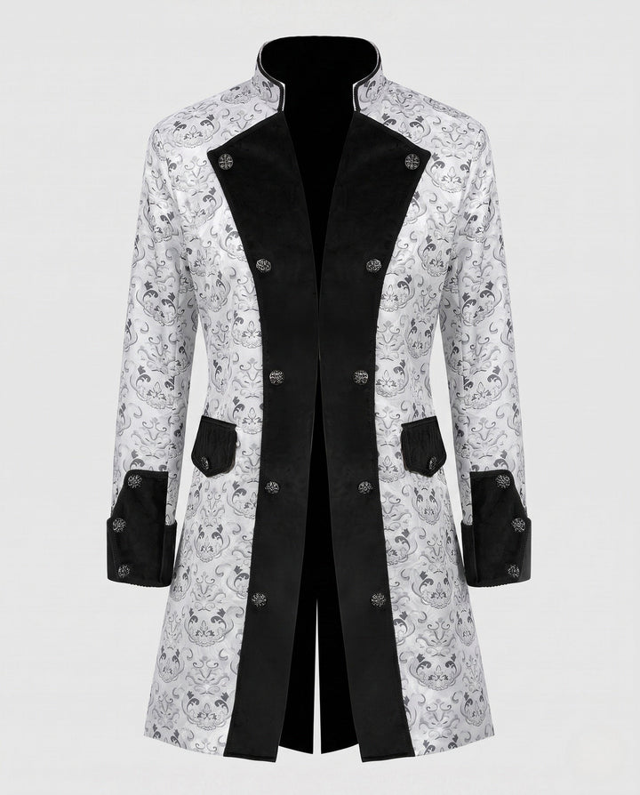 Nora-Meredith | Women's Embellished Stand-Collar Coat