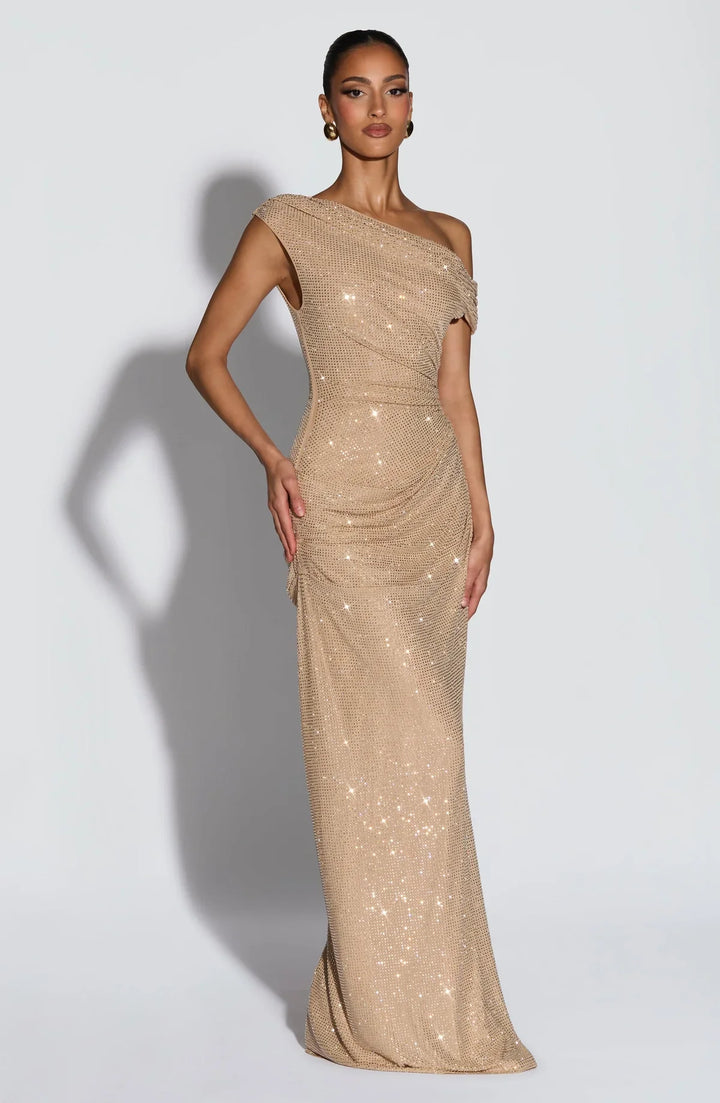 Helena | Women's Evening Sparkle Maxi Dress