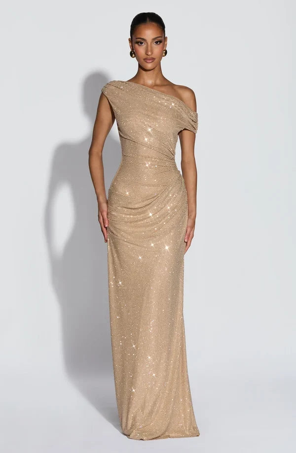 Helena | Women's Evening Sparkle Maxi Dress