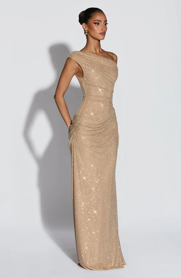 Helena | Women's Evening Sparkle Maxi Dress