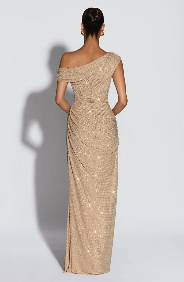 Helena | Women's Evening Sparkle Maxi Dress