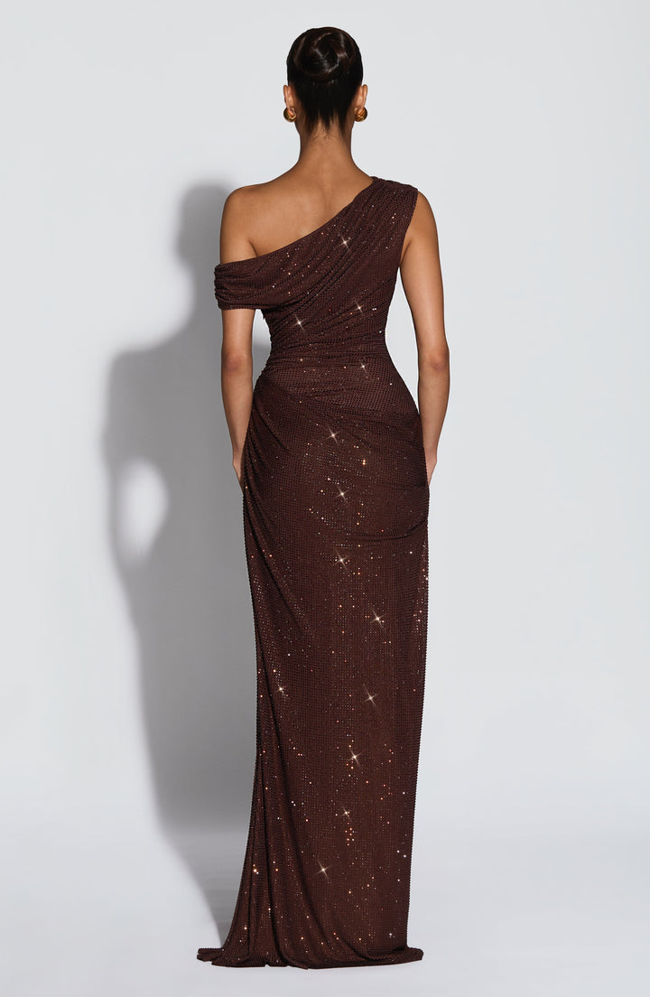 Helena | Women's Evening Sparkle Maxi Dress