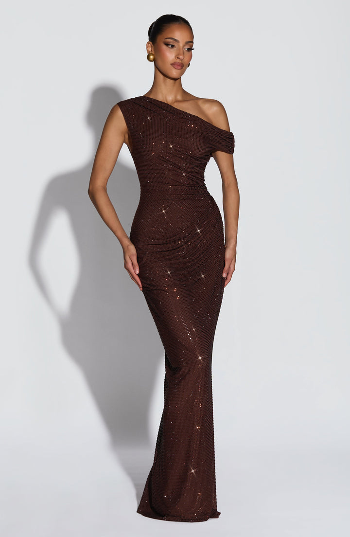Helena | Women's Evening Sparkle Maxi Dress