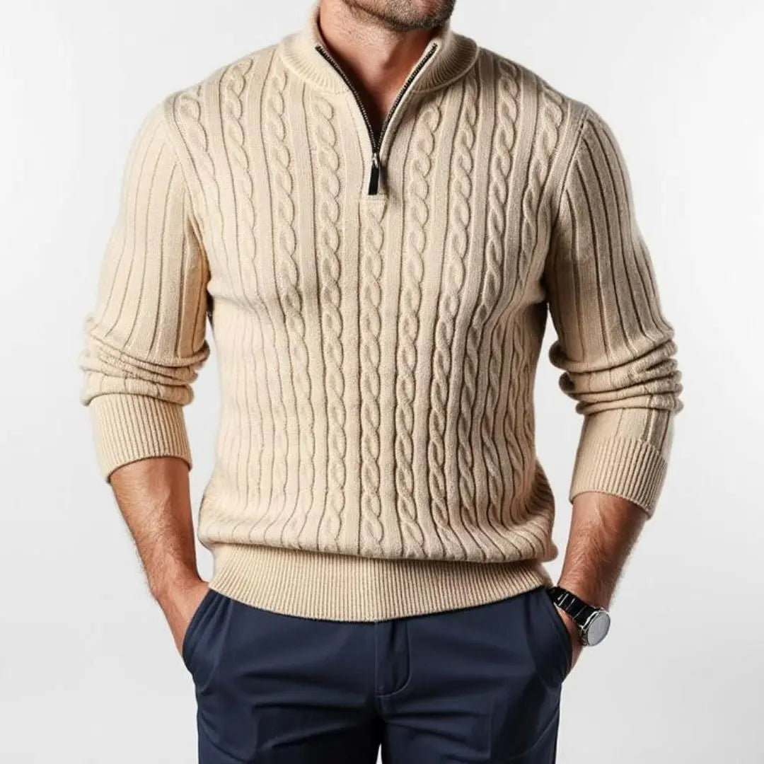 Men's Nordic Half-Zip Sweater