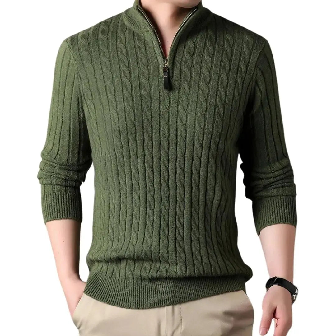 Men's Nordic Half-Zip Sweater