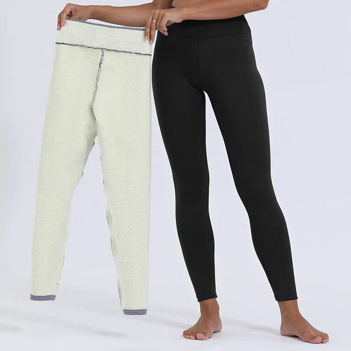 Women's Fleece Leggings | High Waist Sherpa Lined
