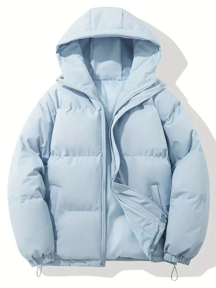 Grace | Women's Hooded Puffer Winter Jacket Zip-Up Padded Coat