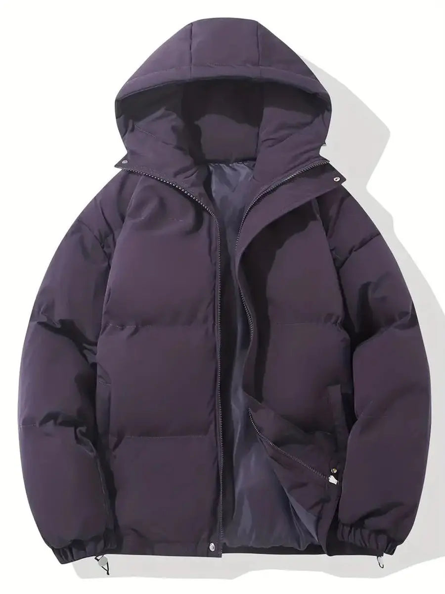 Grace | Women's Hooded Puffer Winter Jacket Zip-Up Padded Coat