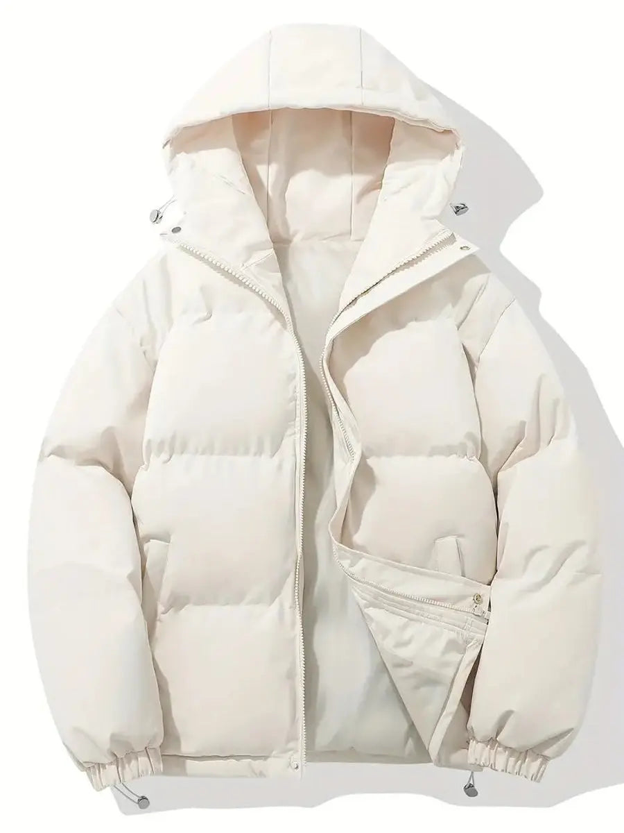 Grace | Women's Hooded Puffer Winter Jacket Zip-Up Padded Coat